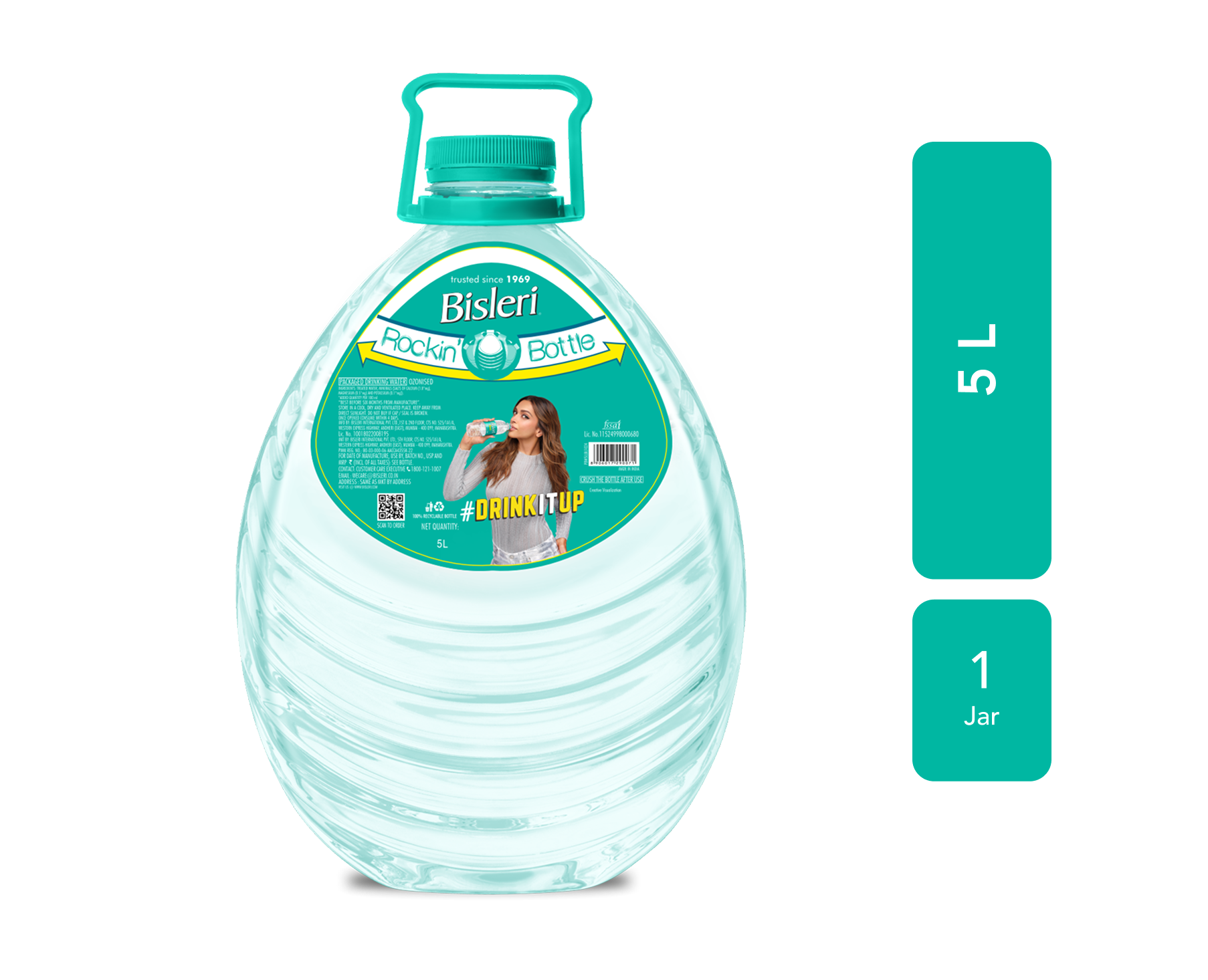 Bisleri 5 L Packaged Drinking Water